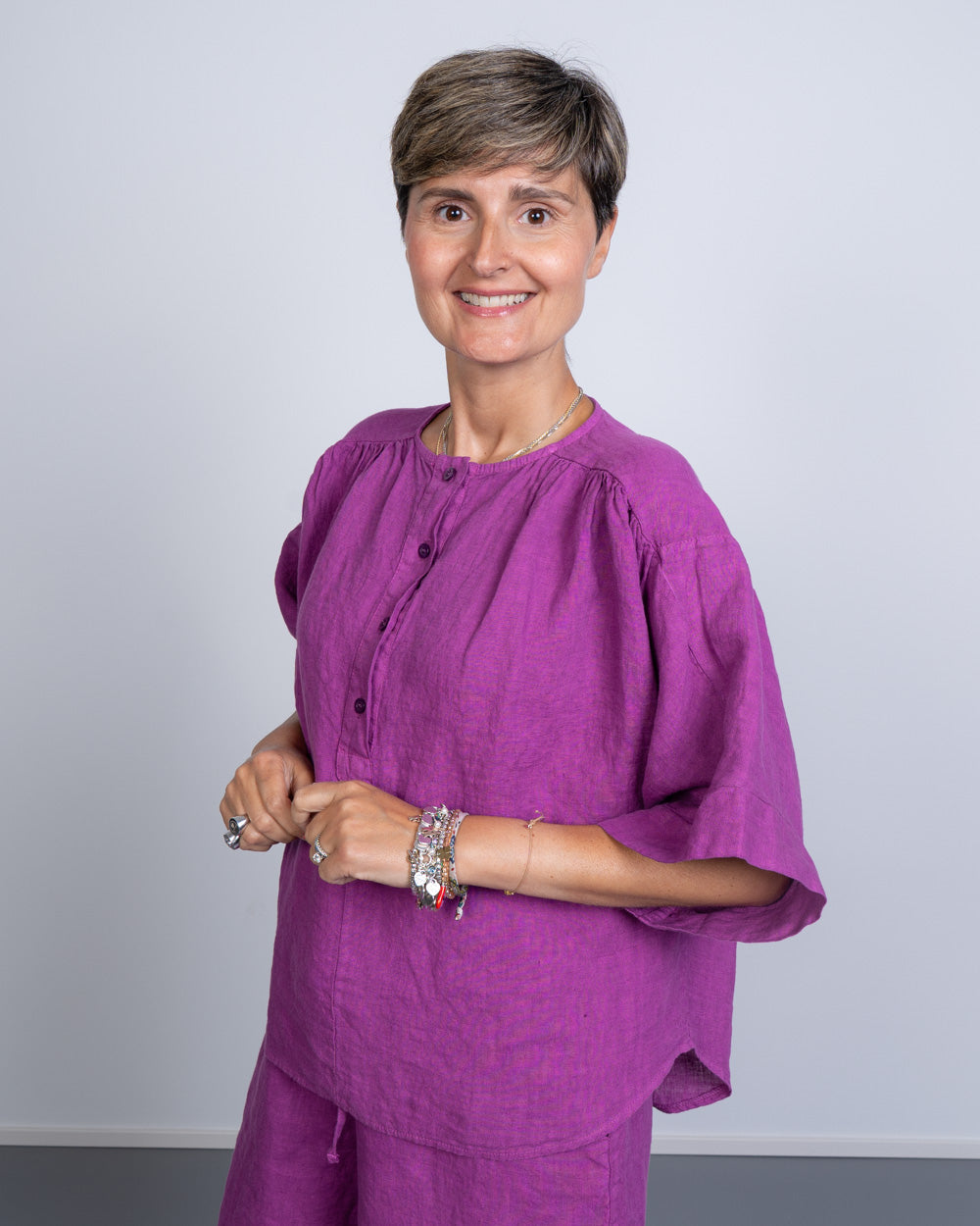 CAMICIA KATIUSCIA MAGENTA
