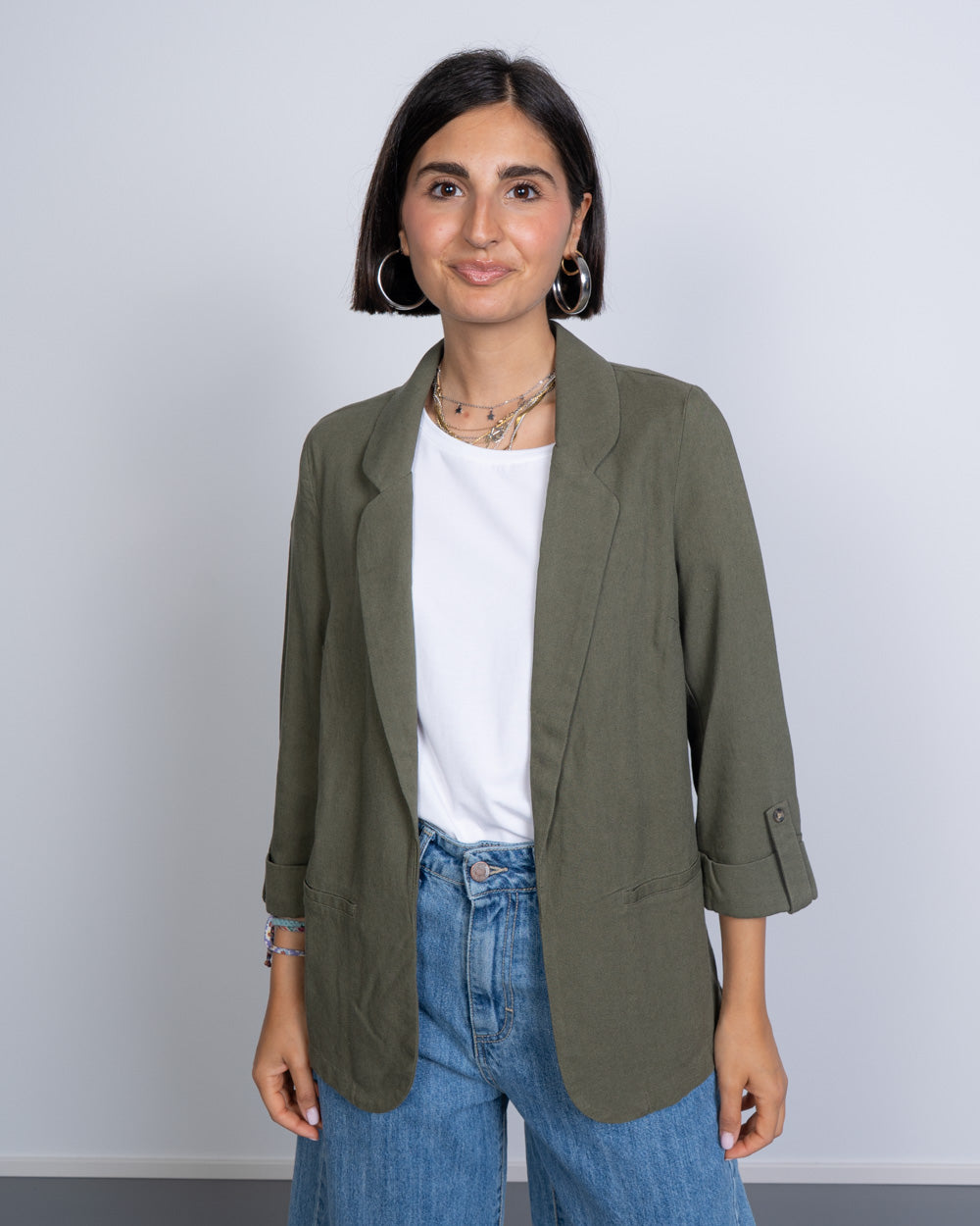 GIACCA JESMILO VERDE MILITARE