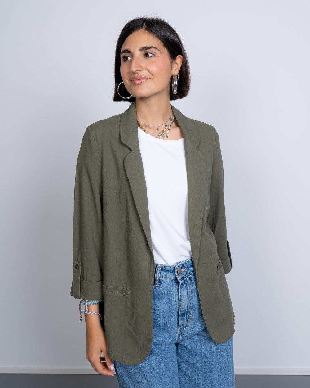 GIACCA JESMILO VERDE MILITARE