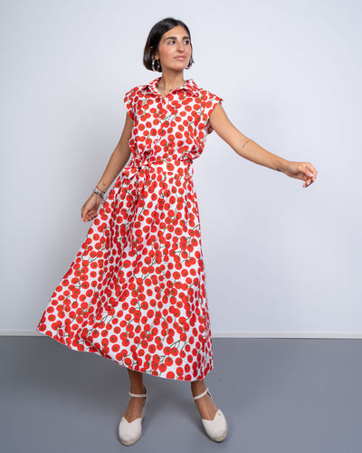 VESTITO LAVINIA POMODORI