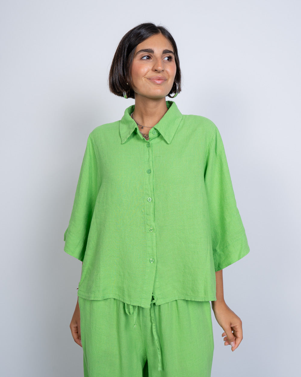 CAMICIA LORY VERDE