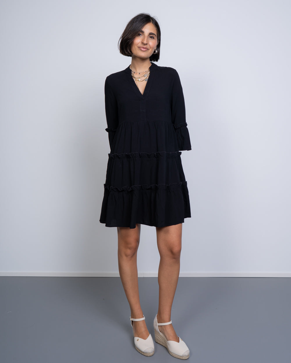 VESTITO EASY NERO