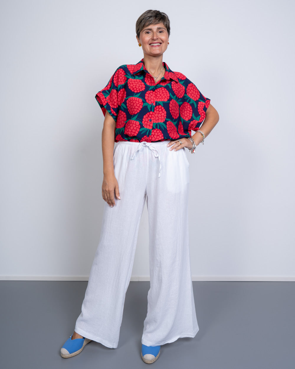 PANTALONE LEONIA BIANCO