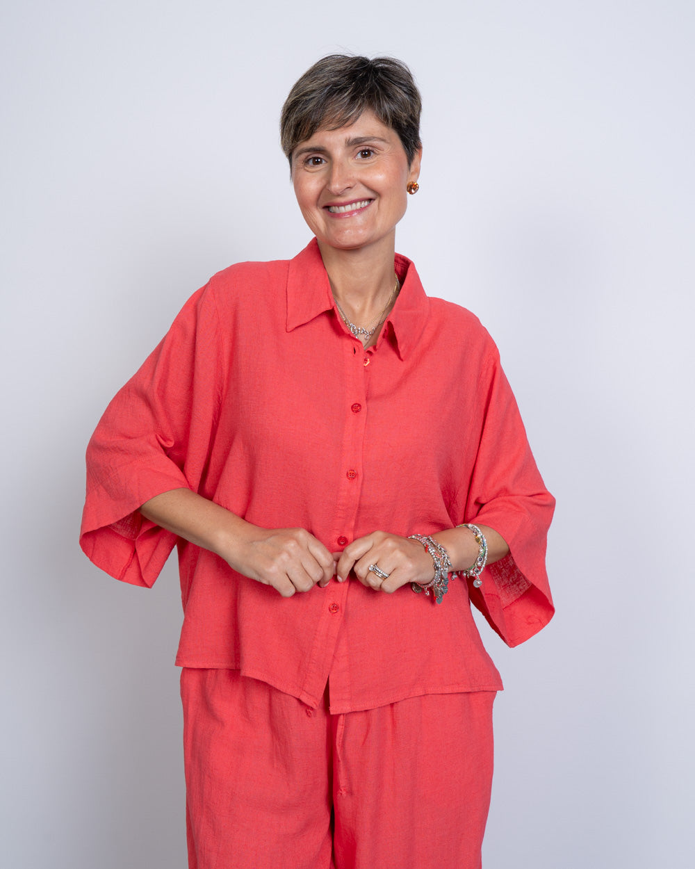 CAMICIA LORY FRAGOLA
