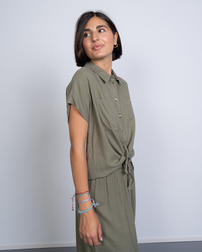 CAMICIA PIA VERDE MILITARE