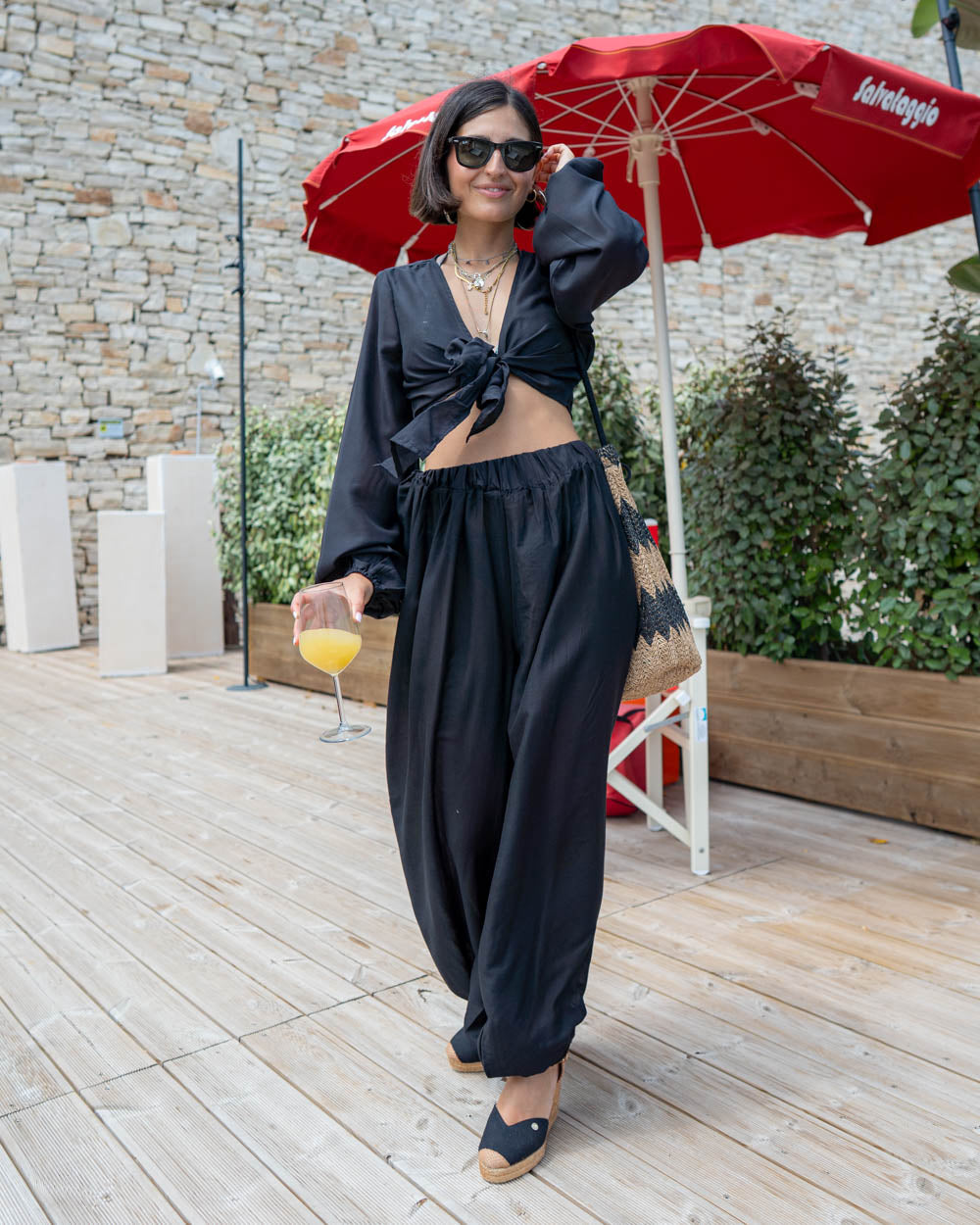 PANTALONE LELINE NERO