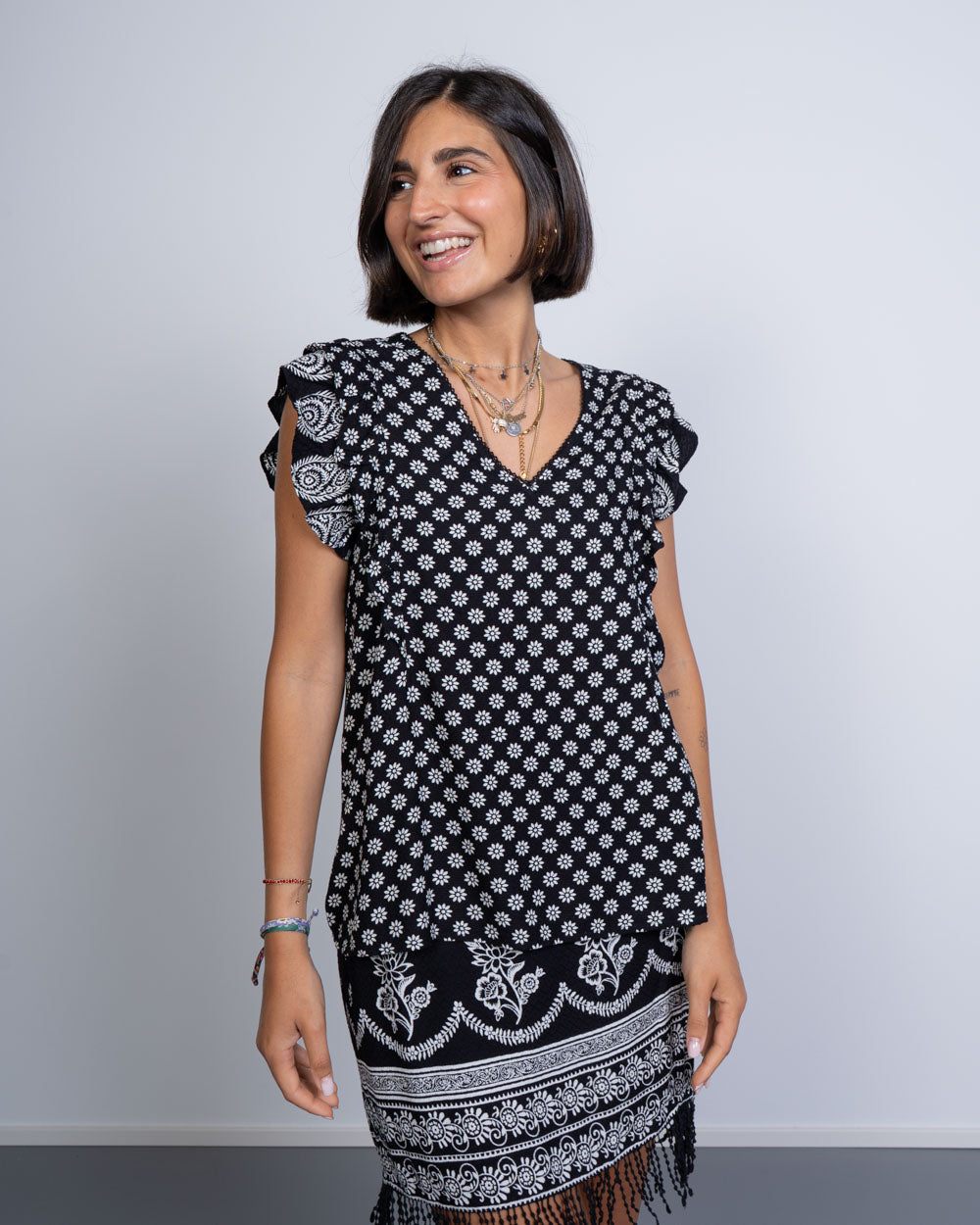 BLUSA SIMI NERO