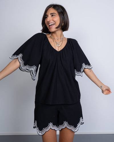 BLUSA DIANA NERO