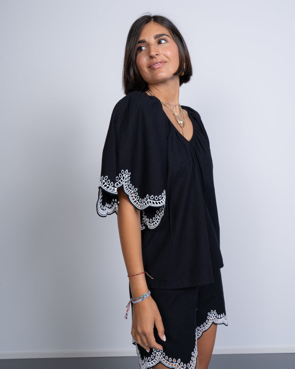 BLUSA DIANA NERO