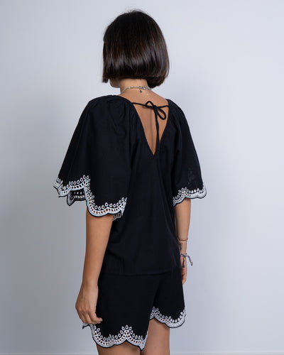 BLUSA DIANA NERO