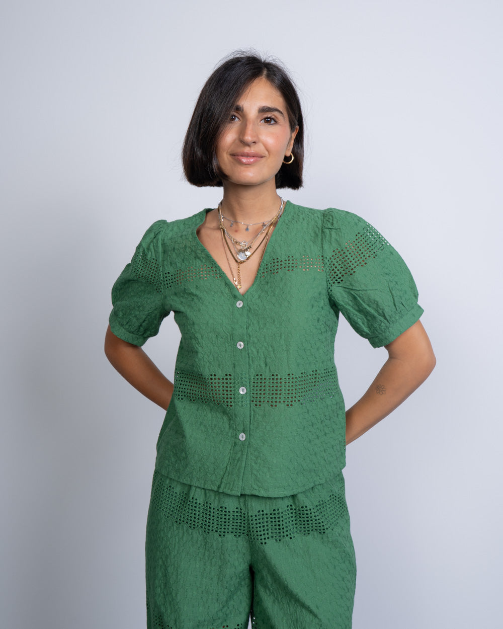 CAMICIA TAYA VERDE