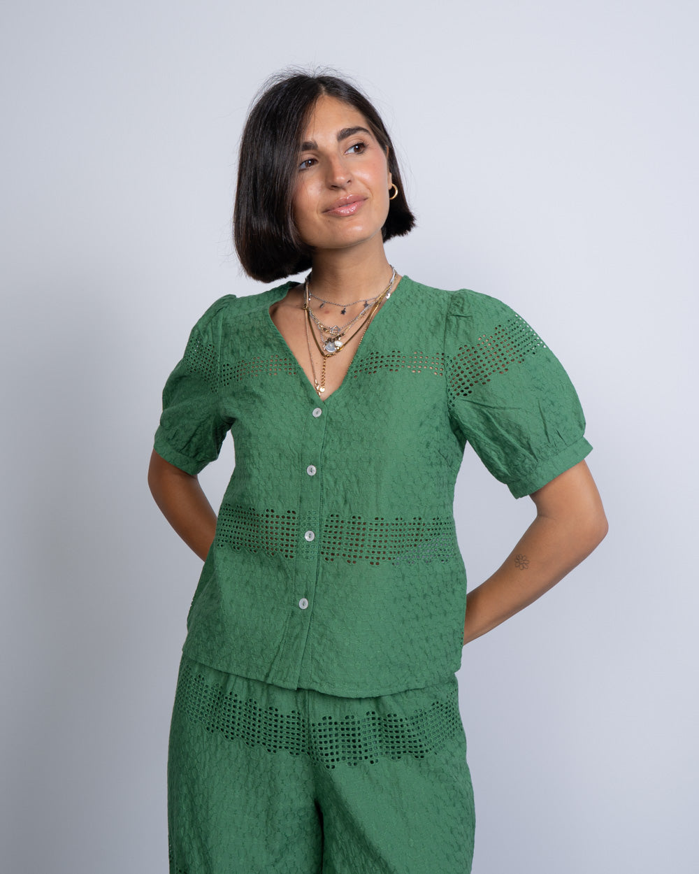 CAMICIA TAYA VERDE