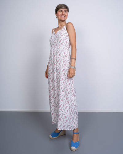 VESTITO NYA SLIP PANNA