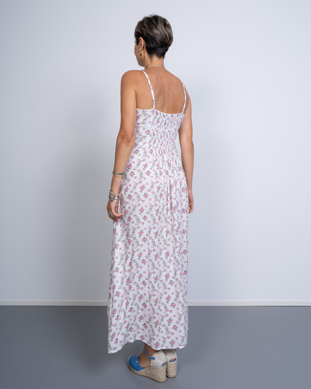 VESTITO NYA SLIP PANNA