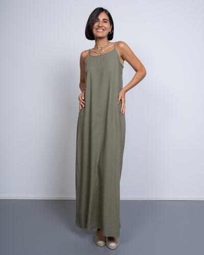 VESTITO PIA VERDE MILITARE