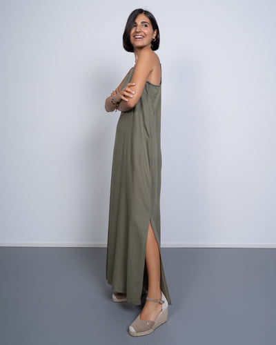 VESTITO PIA VERDE MILITARE