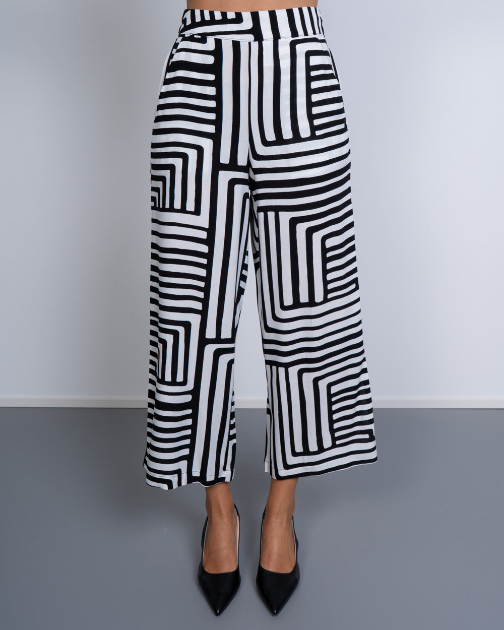 PANTALONE EASY HW NERO/PANNA