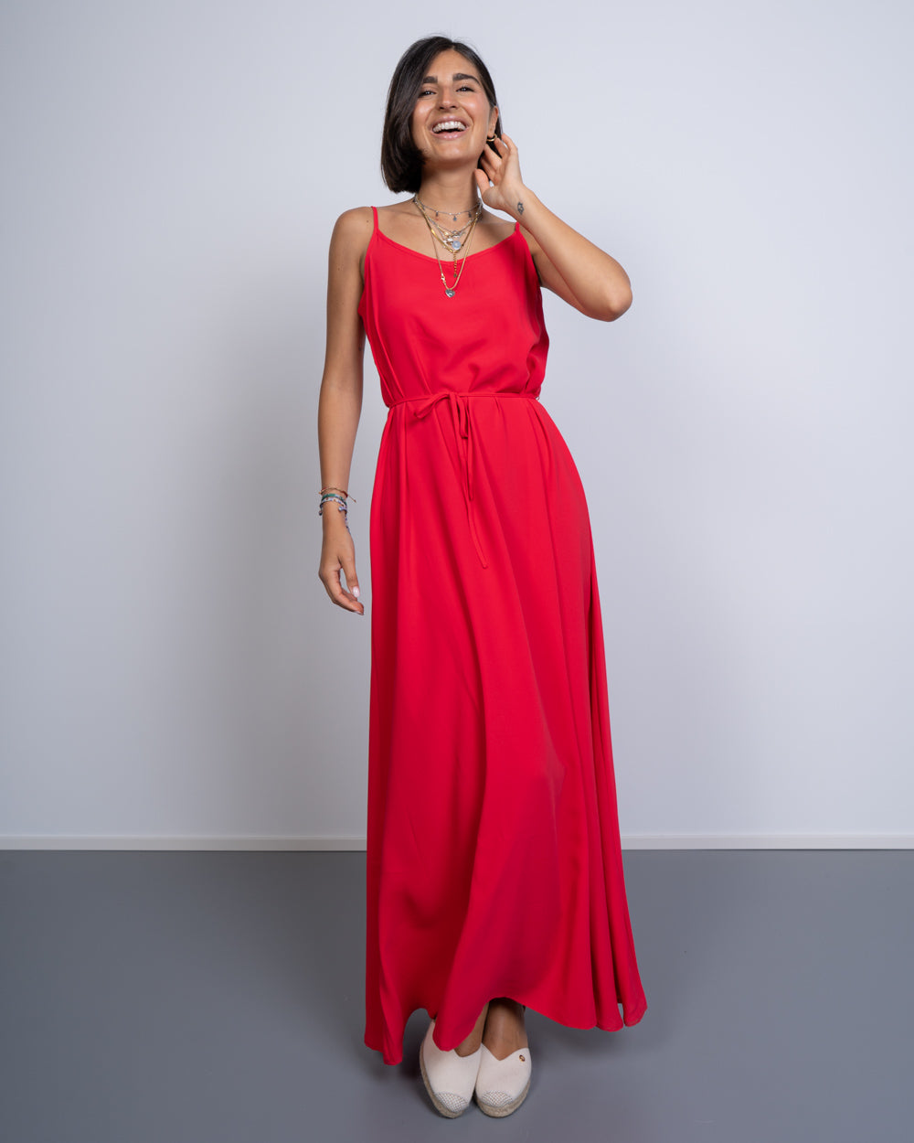VESTITO FRANAN ROSSO