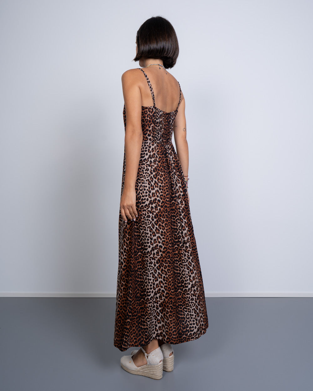 VESTITO NYA SLIP LEOPARDATO