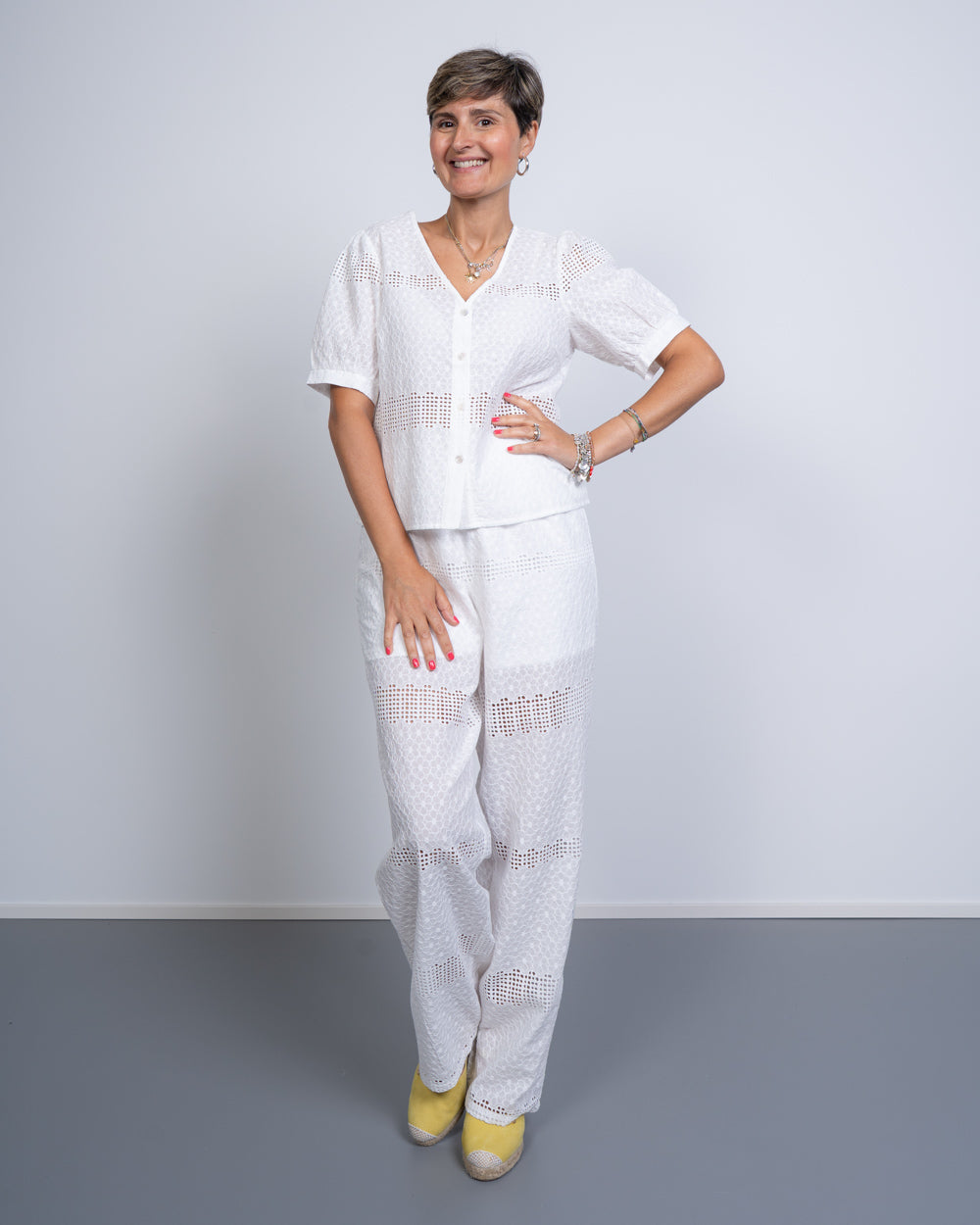 PANTALONE TAYA BIANCO