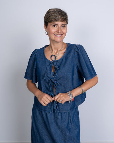 BLUSA TENIM DENIM MEDIO