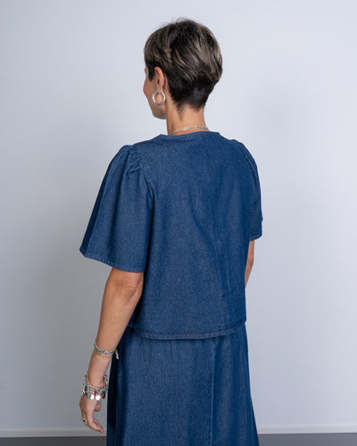 BLUSA TENIM DENIM MEDIO