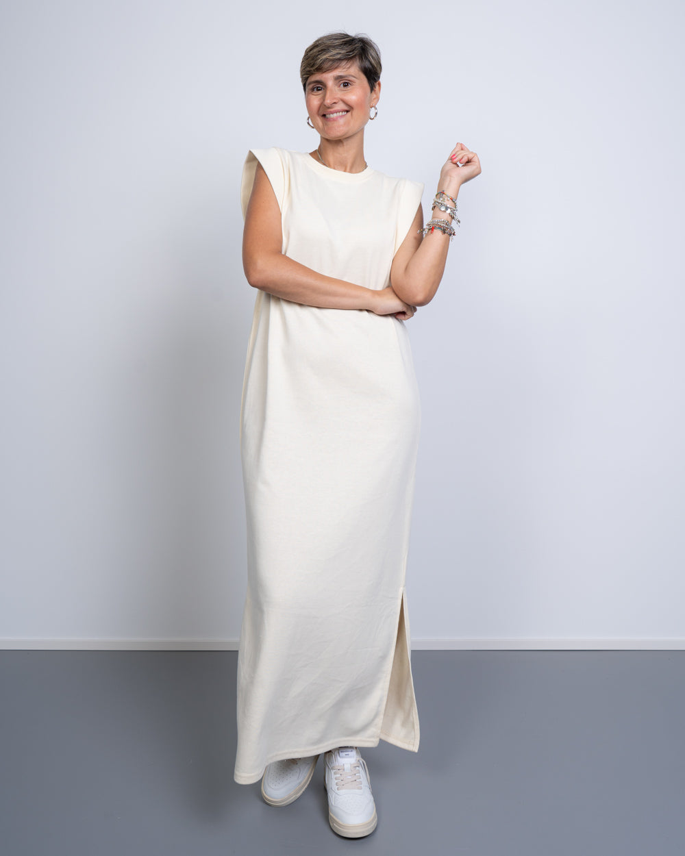 VESTITO CHILLI BIANCO