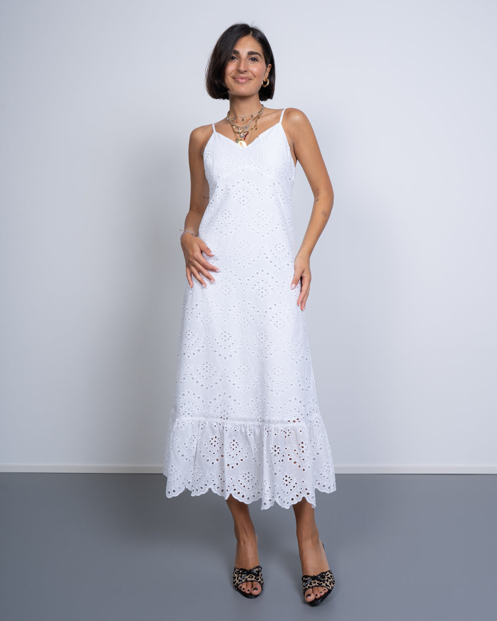 VESTITO VILDE BIANCO