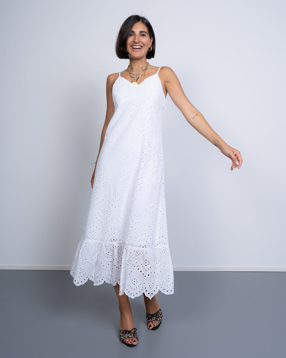 VESTITO VILDE BIANCO