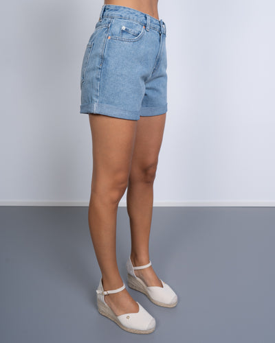 SHORT ZURI BLU CHIARO