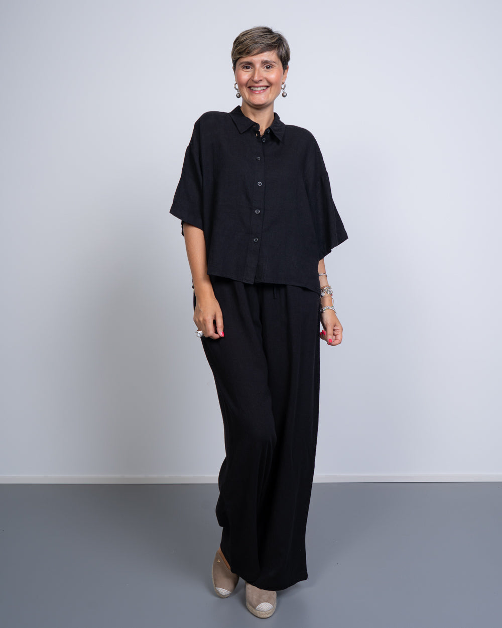 PANTALONE LINN NERO