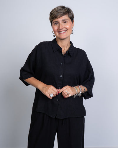 CAMICIA LINN NERO