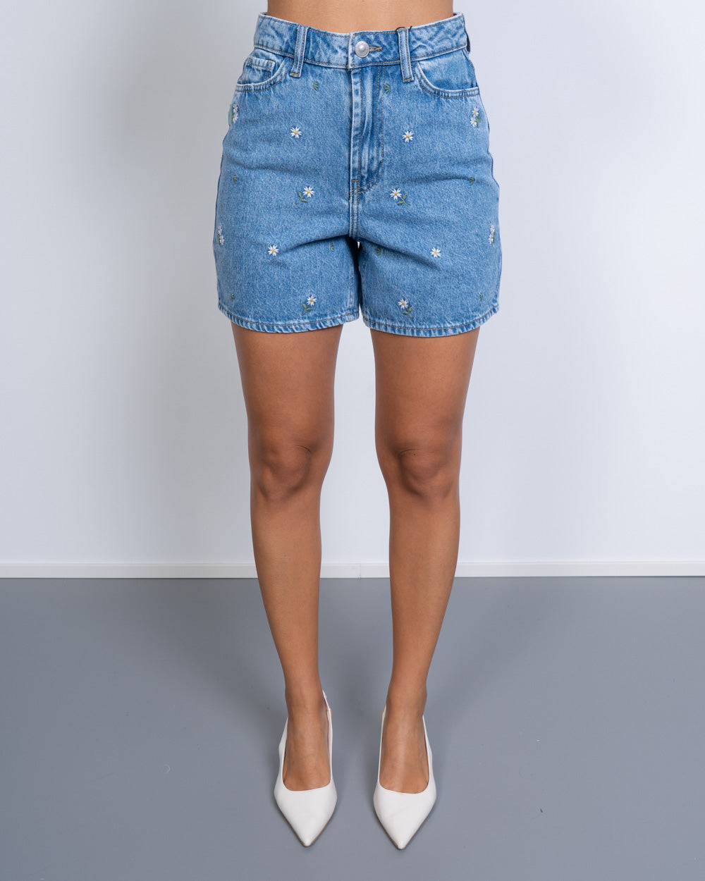 SHORT SKY DENIM CHIARO