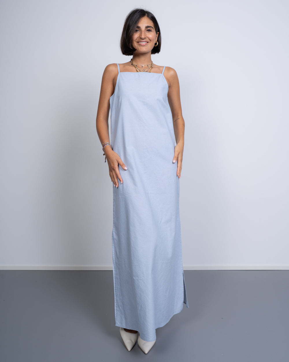 VESTITO TARA CELESTE