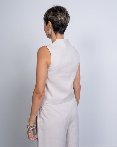GILET TIKI AVORIO