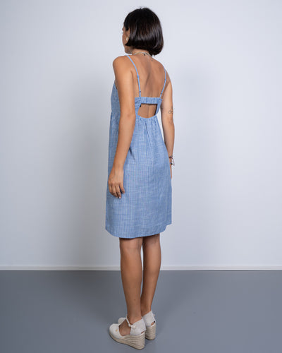 VESTITO APIA AZZURRO