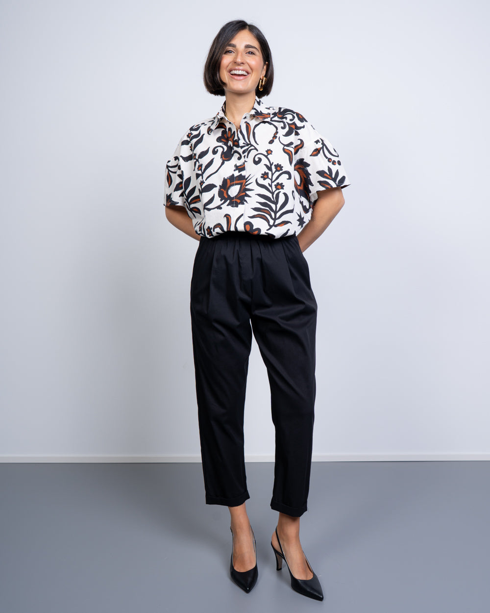 PANTALONE ORLINA NERO