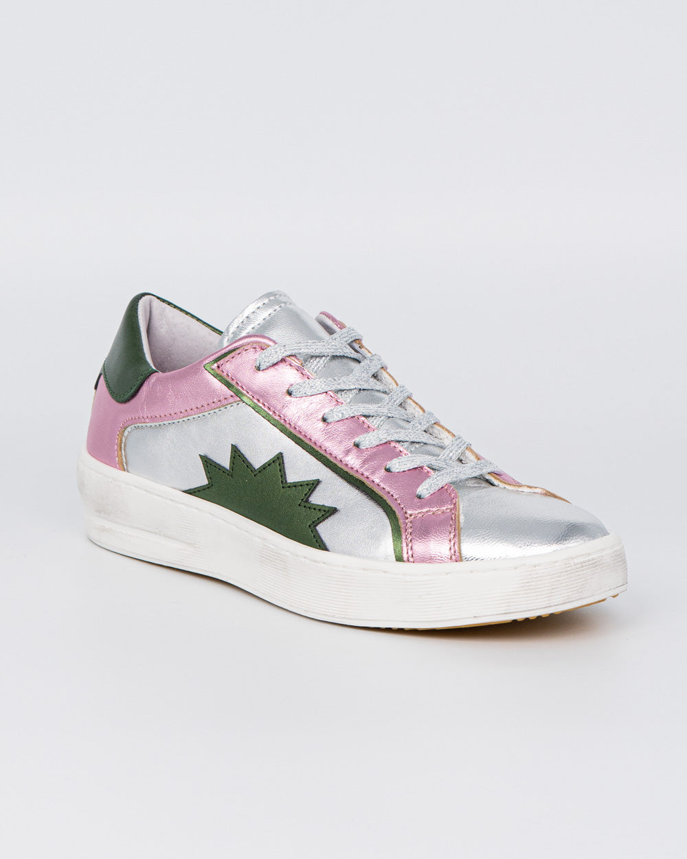 SNEAKER SUP 04 ARGENTO