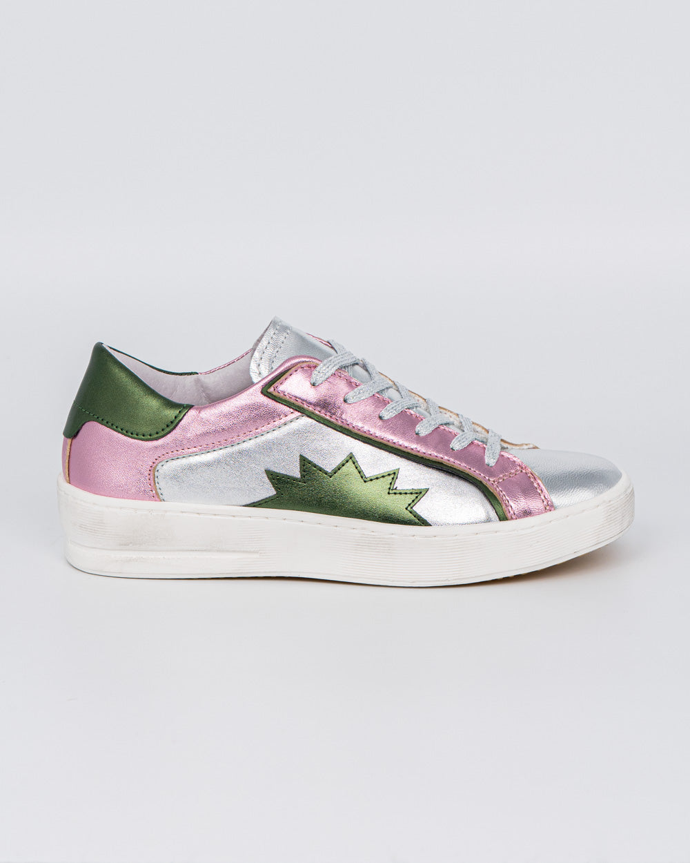 SNEAKER SUP 04 ARGENTO