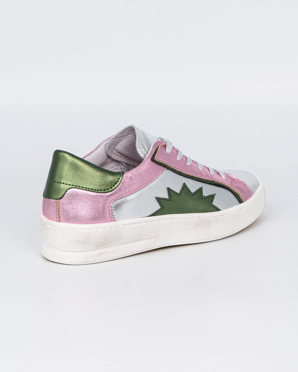 SNEAKER SUP 04 ARGENTO