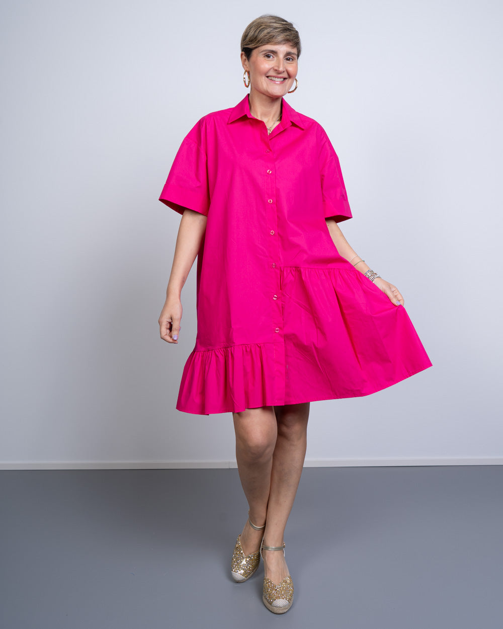 VESTITO SARA FUXIA