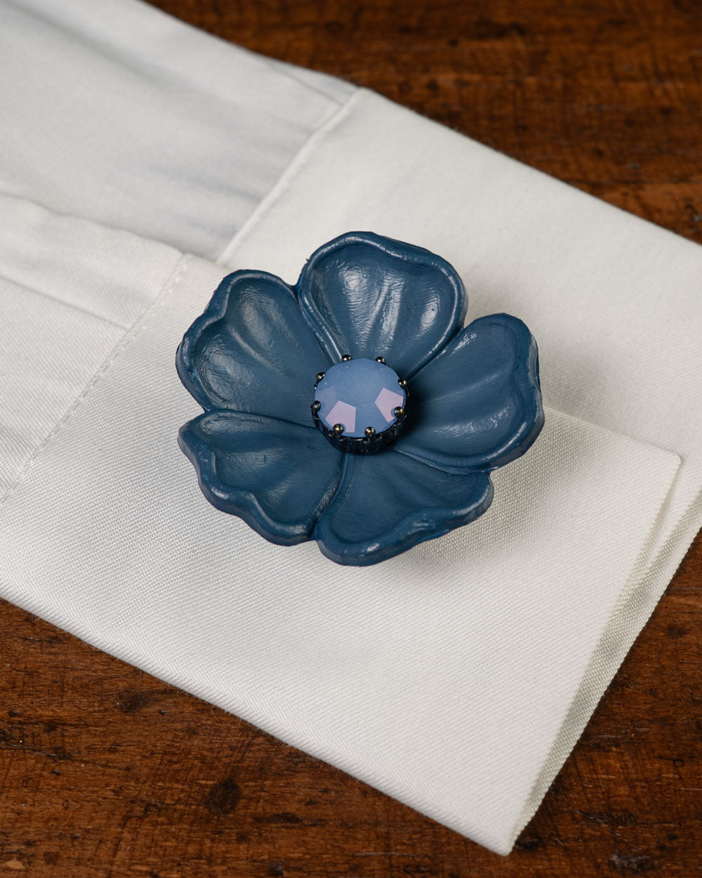 COPRI BOTTONE NARCISO BLU