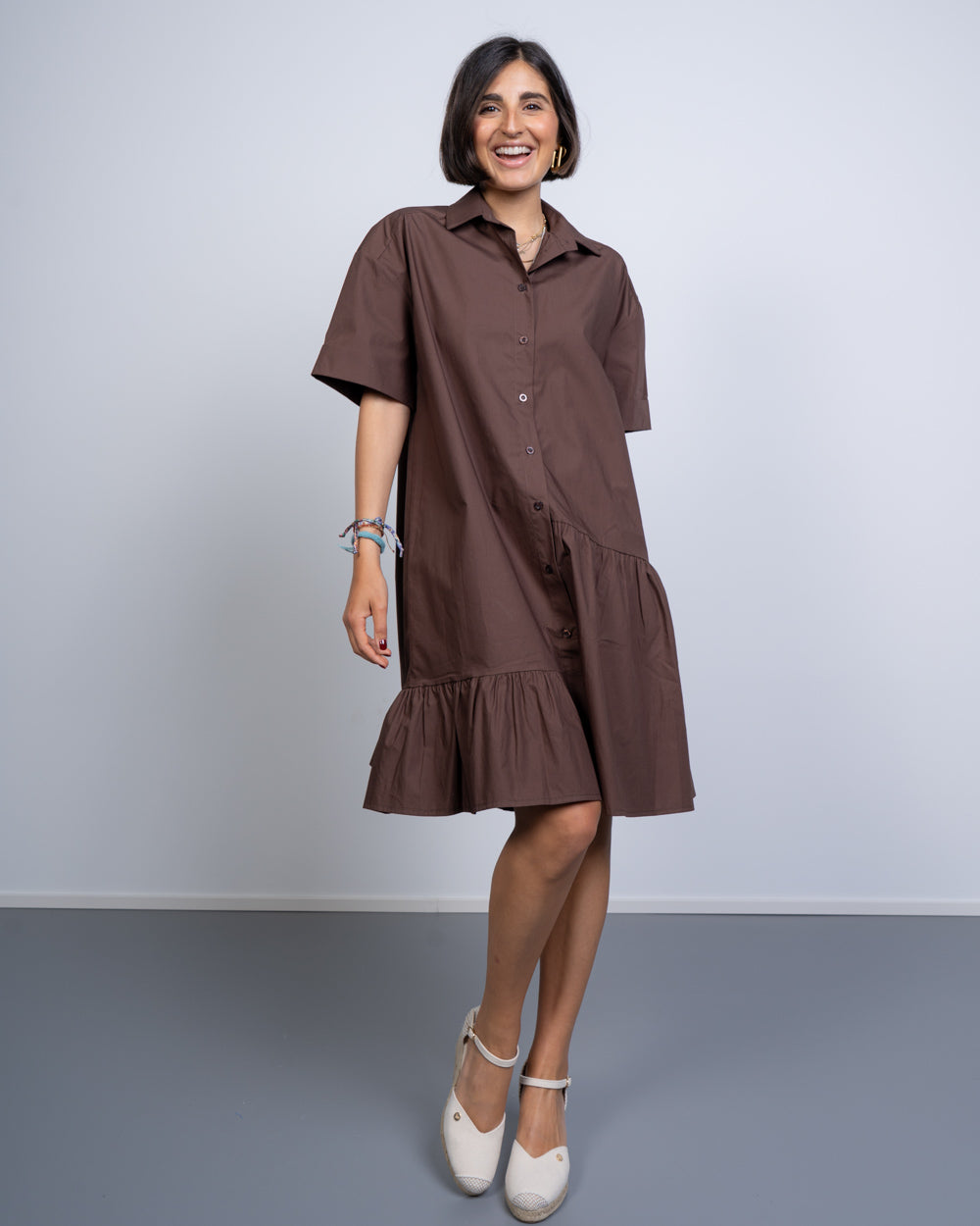 VESTITO SARA CACAO