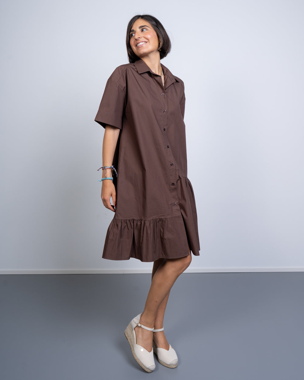 VESTITO SARA CACAO