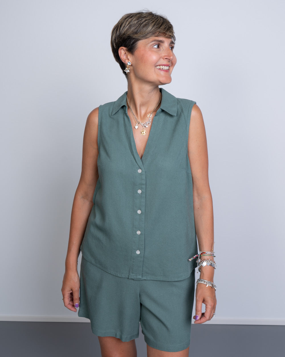 CAMICIA MYMILO VERDE