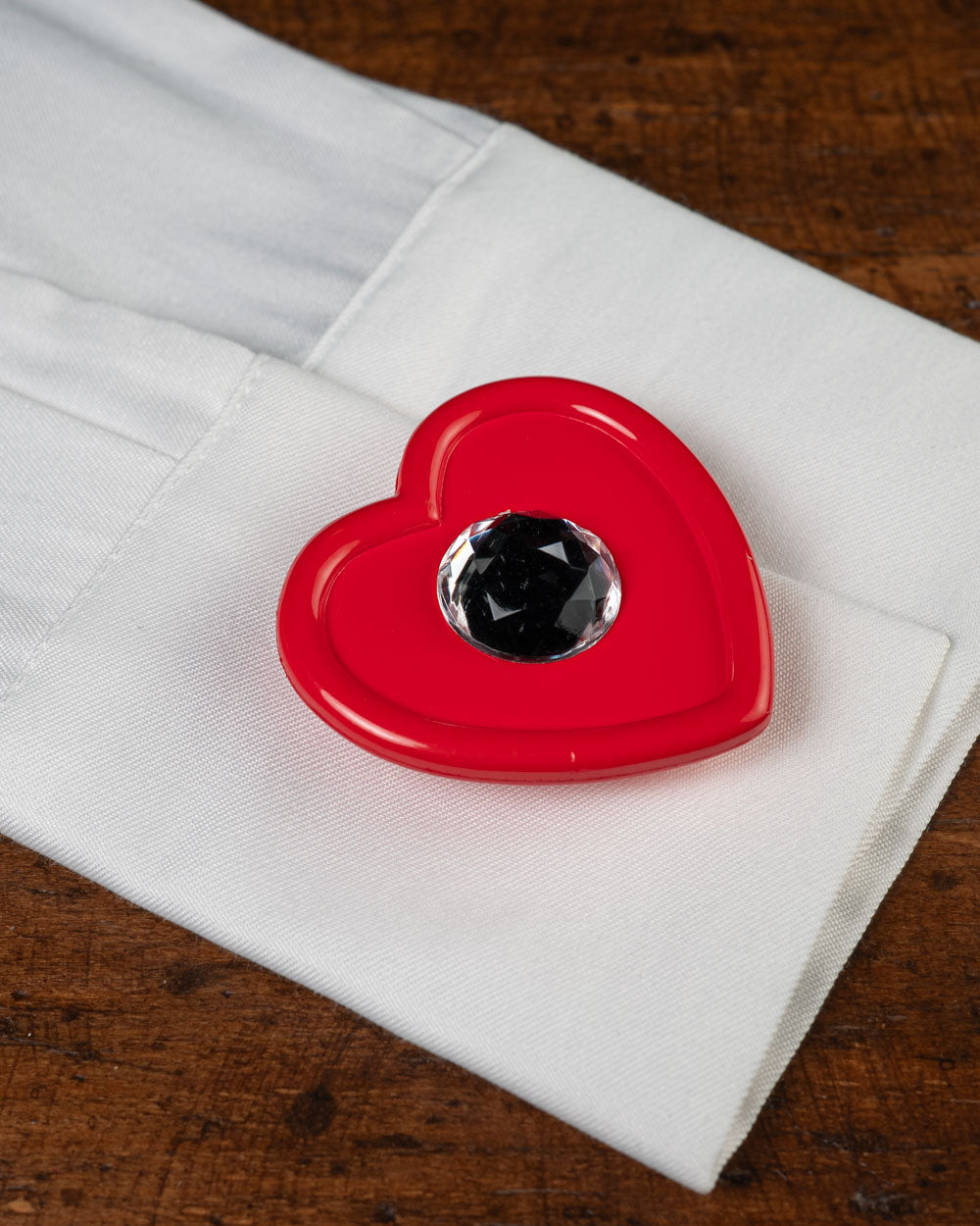COPRI BOTTONE CUORE BIG ROSSO
