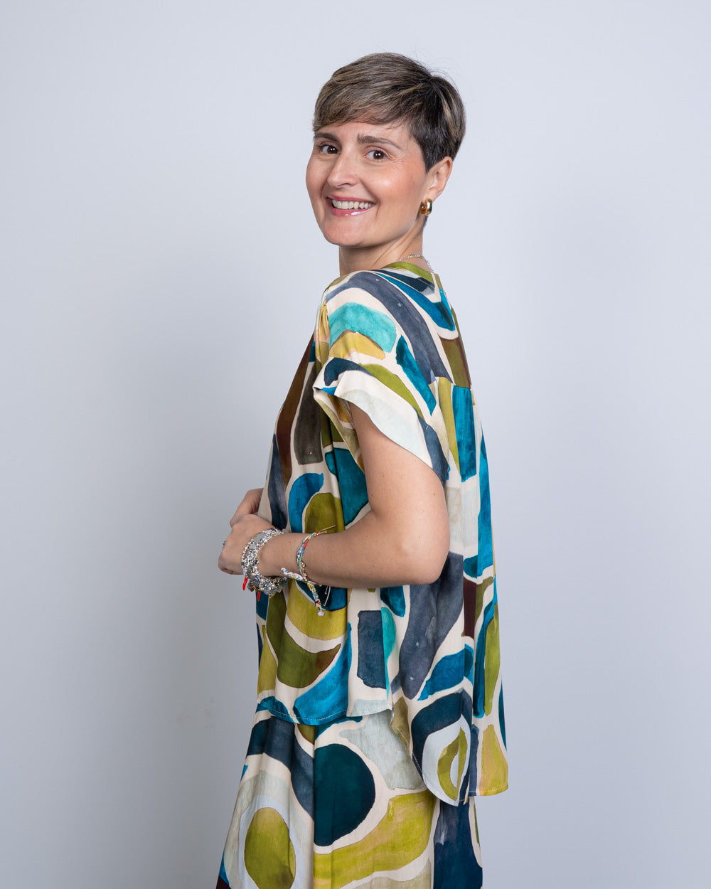 BLUSA RAUL GEOMETRICO