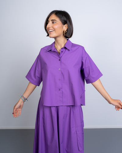 CAMICIA SIRIA VIOLA