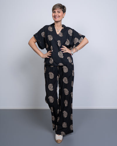 PANTALONE MOIRA NERO