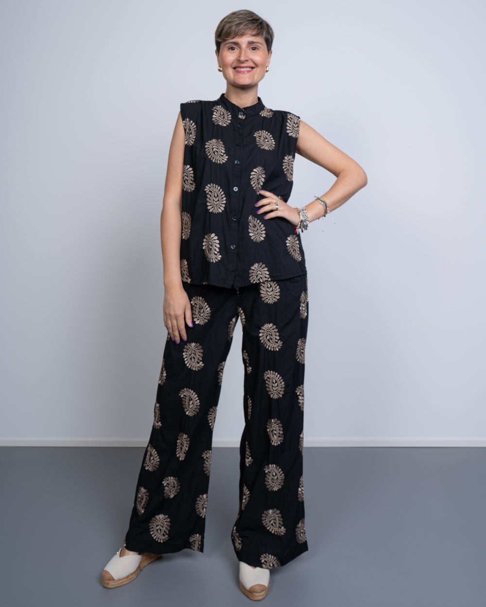 PANTALONE MOIRA NERO